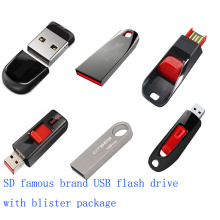 Flash USB en plastique avec logo personnalisé (SD043)